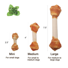 Load image into Gallery viewer, WholeChew Knotted Bone with Chicken Flavor - Mini