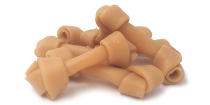 WholeChew Knotted Bone with Peanut Butter Flavor - Medium
