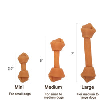 Load image into Gallery viewer, WholeChew Knotted Bone with Peanut Butter Flavor - Medium