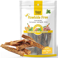 Load image into Gallery viewer, WholeChew Oven Baked Soft Puffed Beef Twists 10pcs/pack, Rawhide Free, Gluten Free